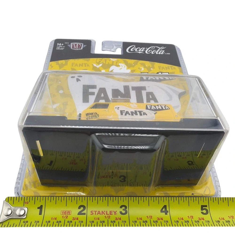 M2 Machines 1964 Dodge A100 Panel Van Fanta Halloween Yellow New Limited Edition